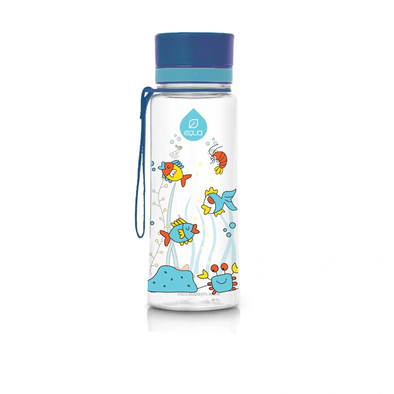 Picture of 400 ml EQUA BPA mentes gyerek műanyag kulacs - Equarium kék