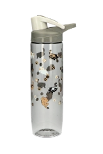 Picture of WABO BPA mentes műanyag kulacs 750 ml - Cicás-szürke