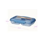Sistema Ocean Bound Small Split Uzsonnás doboz 2 rekesszel 350 ml - kék