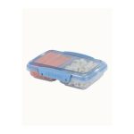 Sistema Ocean Bound Small Split Uzsonnás doboz 2 rekesszel 350 ml - kék