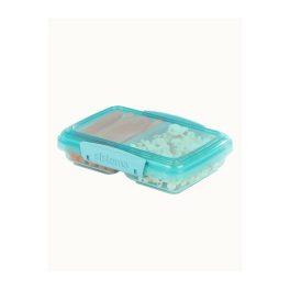   Sistema Ocean Bound Small Split Uzsonnás doboz 2 rekesszel 350 ml - menta