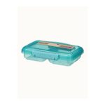 Sistema Ocean Bound Small Split Uzsonnás doboz 2 rekesszel 350 ml - menta