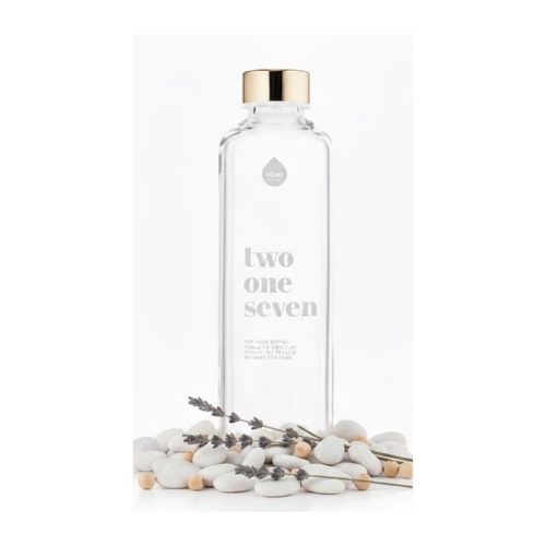 EQUA MISMATCH 750 ml  üvegkulacs - 217 Fehér
