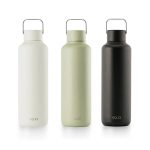 EQUA TIMELESS hőtartó rozsdamentes acél kulacs 600 ml - Dark