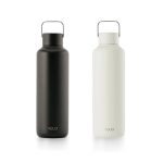 EQUA TIMELESS hőtartó rozsdamentes acél kulacs 600 ml - Dark
