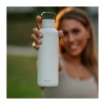 EQUA TIMELESS hőtartó rozsdamentes acél kulacs 600 ml - Dark