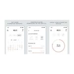 EQUA SMART rozsdamentes acél okoskulacs - Latte