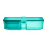 Sistema Lunch Ribbon 3 rekeszes ételhordó doboz joghurt tartóval -1,1 liter - menta