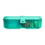 Sistema Lunch Ribbon 3 rekeszes ételhordó doboz joghurt tartóval -1,1 liter - menta