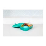 Sistema Lunch Ribbon 3 rekeszes ételhordó doboz joghurt tartóval -1,1 liter - menta