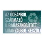 Sistema Ocean Bound Bento Cube Ételtároló doboz három rekeszes, joghurt tartóval és 2 tálcával 1,25 l - kék