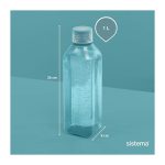 Sistema Ocean Bound Square Kulacs csavaros kupakkal 1 l - menta