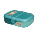Sistema Ocean Bound háromrekeszes uzsonnásdoboz 1,1 l-es joghurtos tartállyal + Swift Squeeze kulacs 480 ml - menta