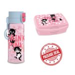  ARS UNA kulacs+uzsonnásdoboz csomagban - Think Pink cicás