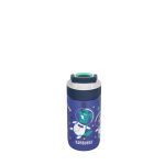 KAMBUKKA LAGOON Space Animals műanyag kulacs szívószállal - 400 ml 