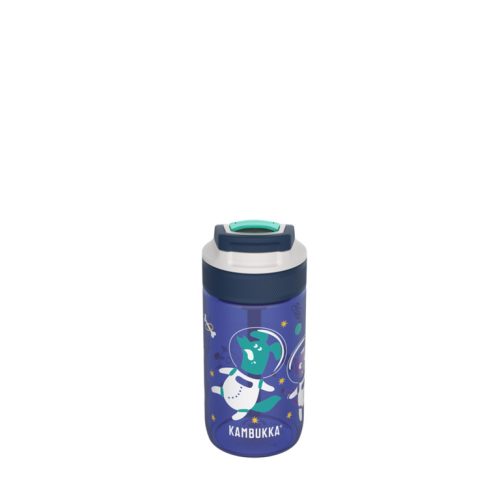 KAMBUKKA LAGOON Space Animals műanyag kulacs szívószállal - 400 ml 