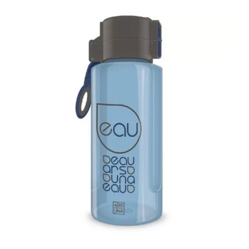 650 ml ARS UNA kulacs BPA mentes műanyagból - Szürke- kék