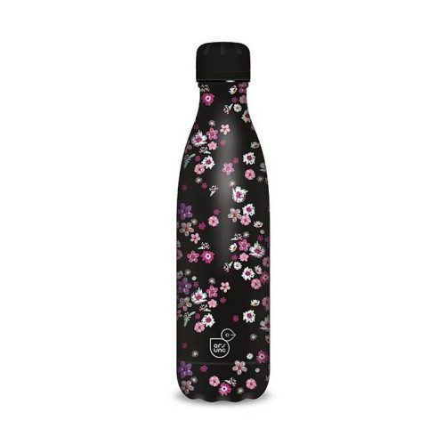 ARS UNA rozsdamentes acél hőtartó kulacs - Pearl Blossom Black