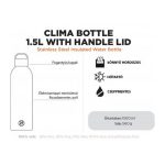 24BOTTLES Clima 1.5l rozsdamentes acél termosz, Erica