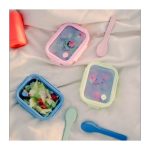 NUOC rozsdamentes acél evőeszköz készlet - rózsaszín