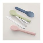 NUOC rozsdamentes acél evőeszköz készlet - kékesszürke