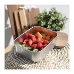 Livoo légmentesen záródó fém ételhordó akácfa fedéllel