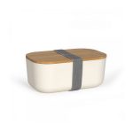 Livoo bambuszfedeles ételhordó doboz (krémszínű / Cream)