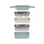 Livoo Kétszintes Izotermikus Lunch Box Green 